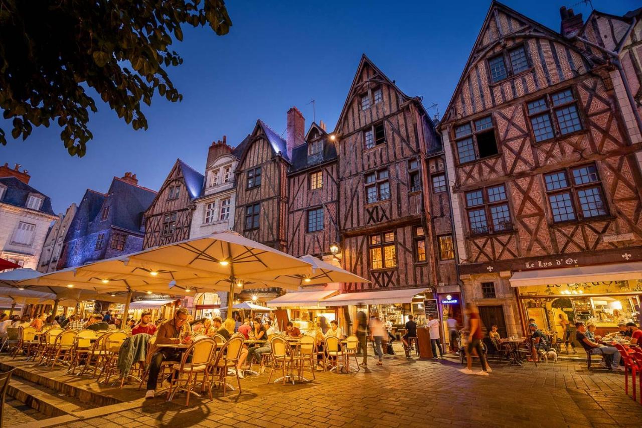 Maison Tourangelle Chic & Cosy Avec Cour Тур Экстерьер фото